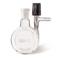Nitrogen round flask with valve cock, 100 ml, 29/32