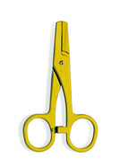 Clamping scissors ROTILABO<sup>&reg;</sup>, With smooth edges