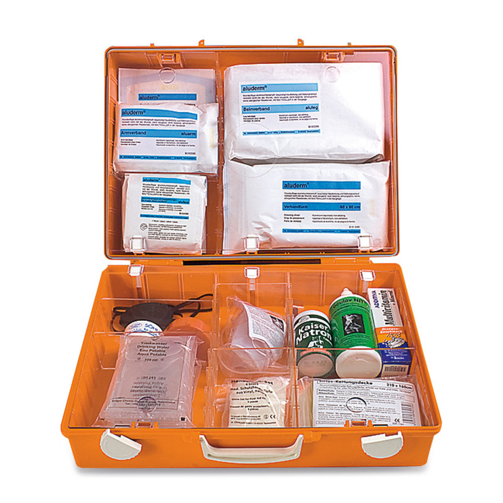 Erste-Hilfe-Koffer Spezial Labor und Chemie, Verband-/Erste-Hilfe-Koffer,  Verband-/Erste-Hilfe-Schränke, Augenspülung und Erste-Hilfe, Arbeitsschutz und Sicherheit, Laborbedarf