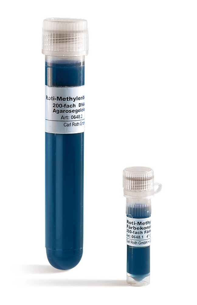 ROTI®Colorant bleu de méthylène concentré, 3 ml, A à Z, Produits  chimiques