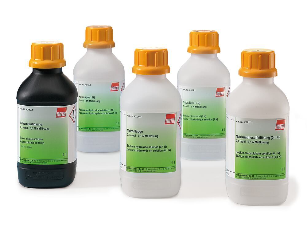 Benzethoniumchlorid-Lösung, Bestimmung von Tensiden, Wasseranalytik, Anorganische & analytische Reagenzien, Chemikalien