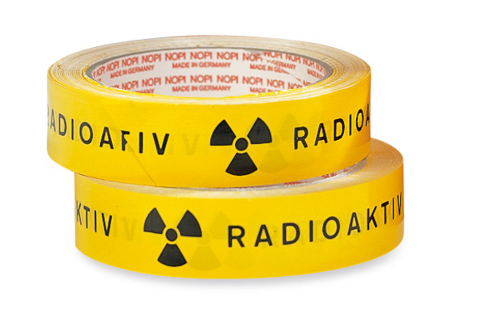 Rubans d'avertissement SEKUROKA® « Radioactif », Signes d'avertissement, Signalisation, Protection du travail et sécurité, Matériel de laboratoire