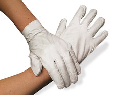 Gants de travail en cuir nappa, Taille: 9