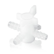 Hose valve 3-way tap, Suitable for: Hose inner &#216; 11-13 mm, PVDF