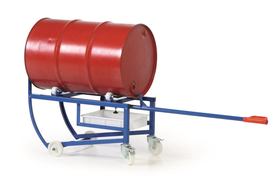 Drum-tipping cradle for drum size 50-60 litres, With drip tray