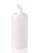 Narrow neck bottle with flap closure, 1000 ml