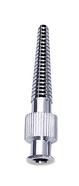 Luer-Schlauchverbinder aus Metall mit konischen Enden, Passend für: LLM / Schlauch-&#216; innen 2-6 mm