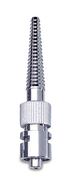 Luer hose connectors made of metal with conical ends, Suitable for: LLF/hose inner &#216; 2-6 mm