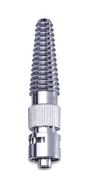 Luer hose connectors made of metal with conical ends, Suitable for: LLF/hose inner &#216; 5-9 mm