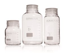 Wide mouth screw top bottle DURAN<sup>&reg;</sup> PURE GLS 80<sup>&reg;</sup> Clear glass, 10000 ml