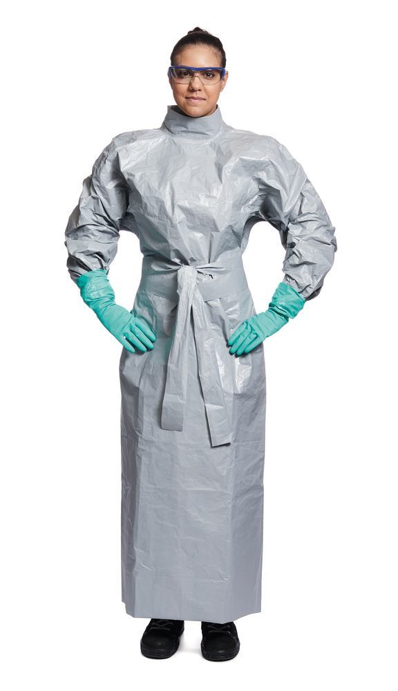 Chemical protection gown TYCHEM® TYCHEM® 6000 F, Size: S/M, Aprons, Protective  clothing, Occupational Safety and Personal Protection, Labware
