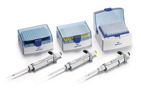 Eenkanaals microliterpipetset Eppendorf Research<sup>&reg;</sup> plus 3-pack, 0,5 - 10 / 10 - 100 / 100 - 1000 µl