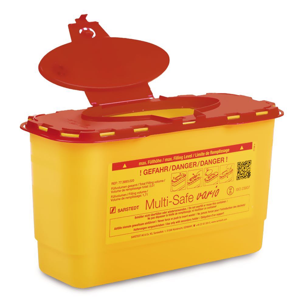 Entsorgungsbehälter Multi-Safe vario 2000, Entsorgungsbehälter, Entsorgung, Arbeitsschutz und Sicherheit, Laborbedarf