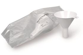 Powder funnel disposable SteriPlast<sup>&reg;</sup>, white