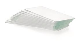 Microscope slides Corner ground 45°, With frosted edge