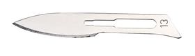 Scalpel blades for handle no. 3, 13