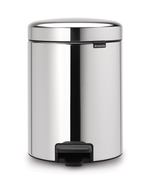 Pedal bin NewIcon with polyethylene insert, 5 l, chrome