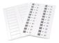 A4 cryogenic labels square, 36 x 14 mm, Suitable for: 1.5/2 ml vessels