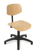 Office chair Eco model Beech, Glides, 420 to 610 mm