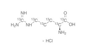 L-Arginin <sup>13</sup>C<sub>6</sub> Monohydrochlorid, 100 mg, Glas