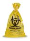 Sachets d’élimination BIOHAZARD jaune, en PP, 110 l, 700 x 1100 mm