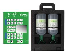 Augenspülstation Plum iBox 2 mit 2 x DUO-Augenspülung 1000 ml
