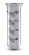 Flat flange reaction vessel cylindrical, graduated (1) Round bottom, DN 60, 100 ml, 65 mm, Height: 85 mm