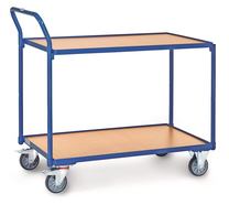 Shelf trolley wood, 1000 x 600 mm, Number of bases: 2