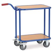 Shelf trolley with handle Wood