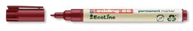 Marqueur permanent EcoLine, 25 EcoLine, rouge, 1 mm