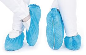Overshoes made of non-woven PP anti-slip, 40 cm
