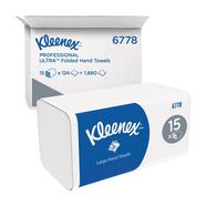 Disposable towels KLEENEX<sup>&reg;</sup> ULTRA 2-ply, 1860 sheet(s), 15 x 124 sheets, 6778