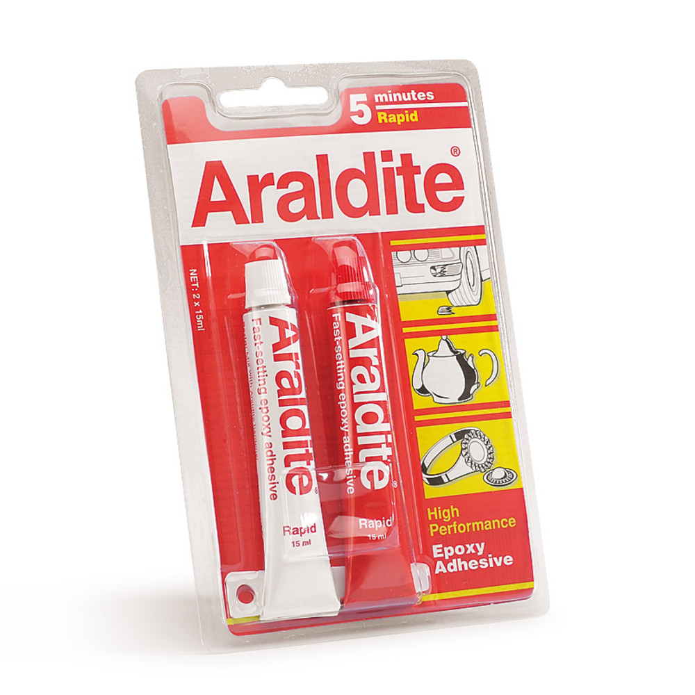 Two-component adhesive Araldite® Rapid, Adhesive and embedding materials, Cleaning, Care, Aids, Labware