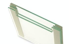 Ohren-Glasplatten ROTIPHORESE<sup>&reg;</sup> PROclamp MINI Wide mit fixierten Spacern, 0.75 mm