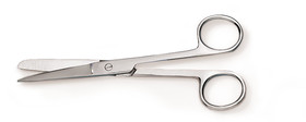 Scissors straight, pointed/blunt, 160 mm, 48 mm