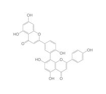 Amentoflavone trihydrate, 100 mg, glass