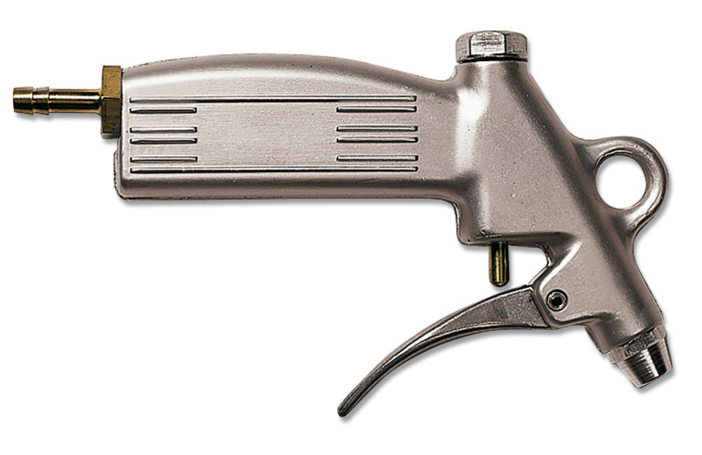Pistolet de soufflage d'air comprimé - avec 3 embouts - longueur