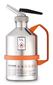 Safety laboratory canister polished, with microdispenser and overpressure valve, 1 l, 01D2