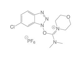 4-((6-Chlor-1<i>H</i>-benzo{d}[1,2,3]triazol-1-yloxy)(dimethylamino)methylen)morpholin-4-ium-hexafluorophosphat (HDMC), 5 g