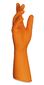 Disposable gloves SHIELDskin XTREME ORANGE NITRILE 300 DI, Size: 6 (XS), 69 6451