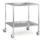 Shelf trolley with removable trays, 940 x 625 mm
