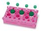 Multi-tube rack Pop-up&trade; racks for 15/50 ml centrifuge tubes, pink