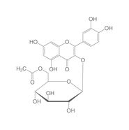 Quercétine-3-<i>O-</i>glucose-6''-acétate
