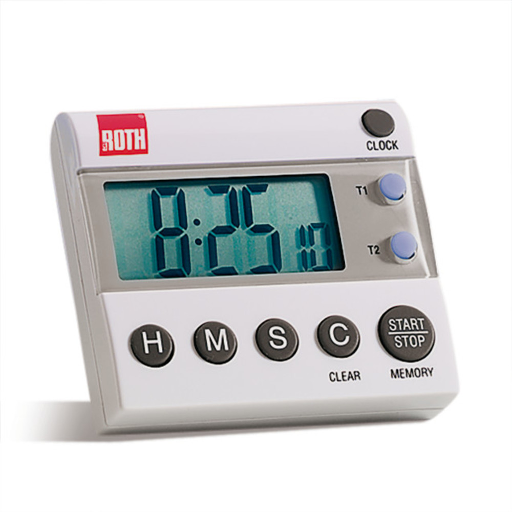 Timers ROTILABO® with clock, Count-down timer, Time-keeping (clocks and  timers), Measuring Instruments, Labware