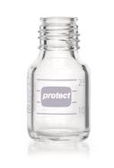 Screw top bottle DURAN<sup>&reg;</sup> Protect Clear glass without pouring ring and screw cap, 25 ml, GL 25