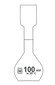 Volumetric flasks acc. to Kohlrausch class A, 100 ml