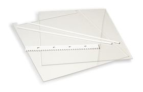 Glass Plates for Sequencing Electrophoresis Unit, Notched glass plate