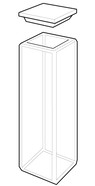 Glass cuvette ROTILABO<sup>&reg;</sup> fluorescence