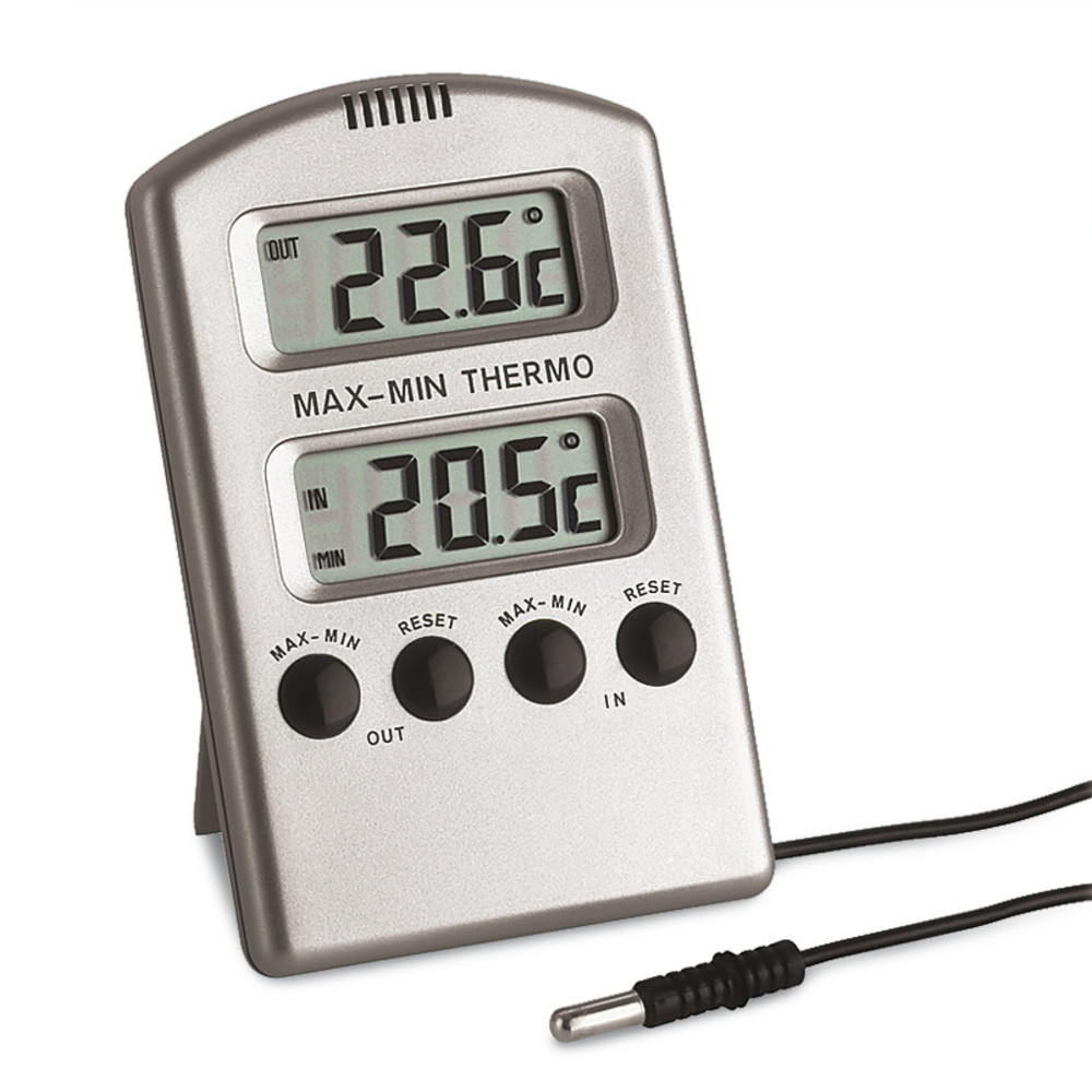 Innen-Außen-Thermometer Thermo, Thermometer (Innen-Außen, Min-Max, Funk), Temperatur und Überwachung, Messtechnik, Laborbedarf