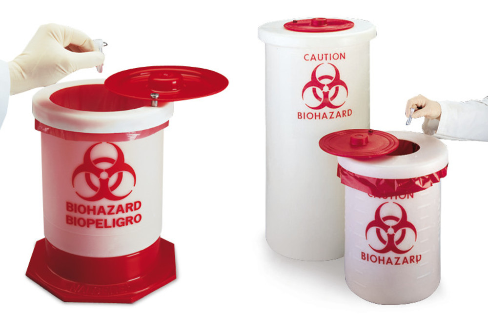 Nalgene® Biohazardous Waste Containers, Thermo Scientific